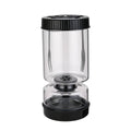 Glass Pickle Jar with Strainer and 2 Mini Forks