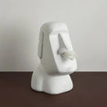 Moai Face Resin Tissue Box Cover