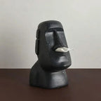 Moai Face Resin Tissue Box Cover