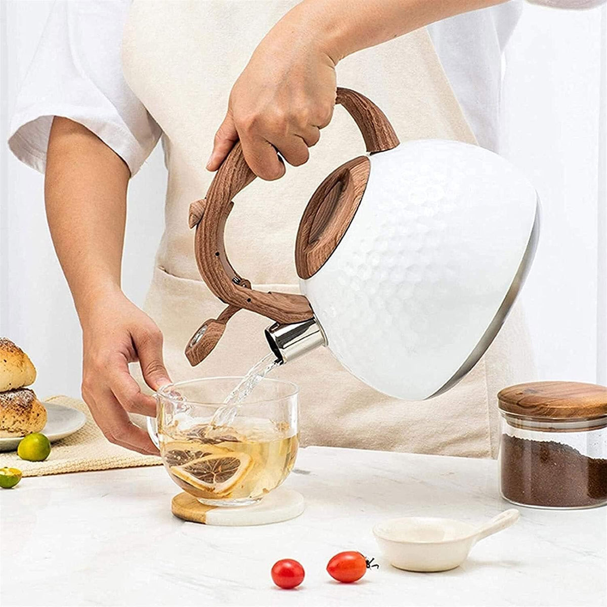 Stainless Steel Whistling Hob Kettle, 2.8 L