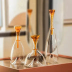 Glass Wine Decanter with Decorative Stopper