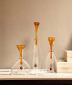 Glass Wine Decanter with Decorative Stopper
