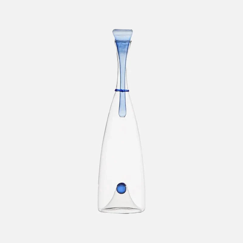 Glass Wine Decanter with Decorative Stopper