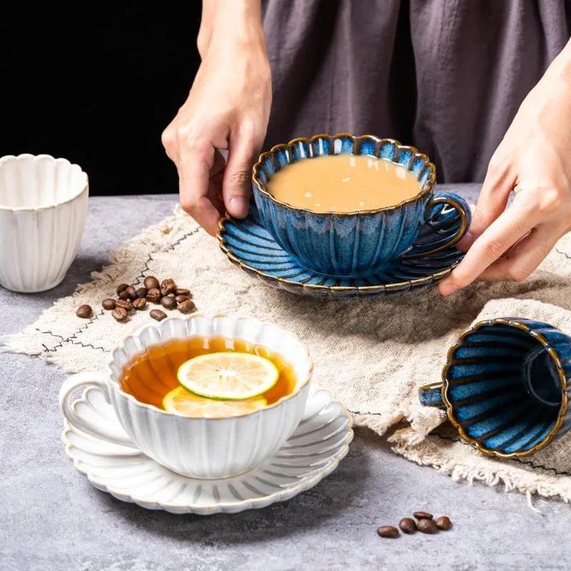 Chrysanthemum Ceramic Tea Cup, 220 ml