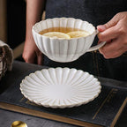 Chrysanthemum Ceramic Tea Cup, 220 ml