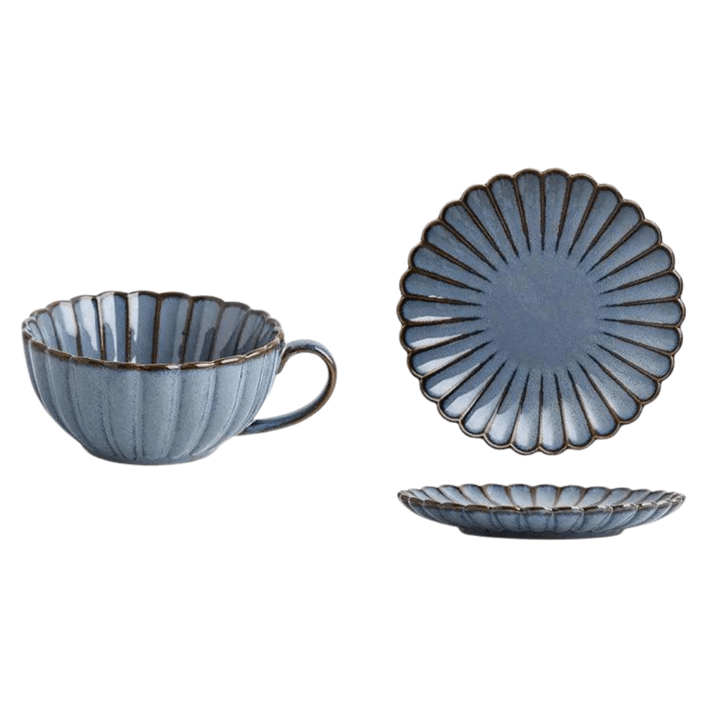 Chrysanthemum Ceramic Tea Cup, 220 ml