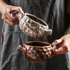Glazed Stoneware Serving Bowl, 14 or 15 cm