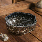 Glazed Stoneware Serving Bowl, 14 or 15 cm