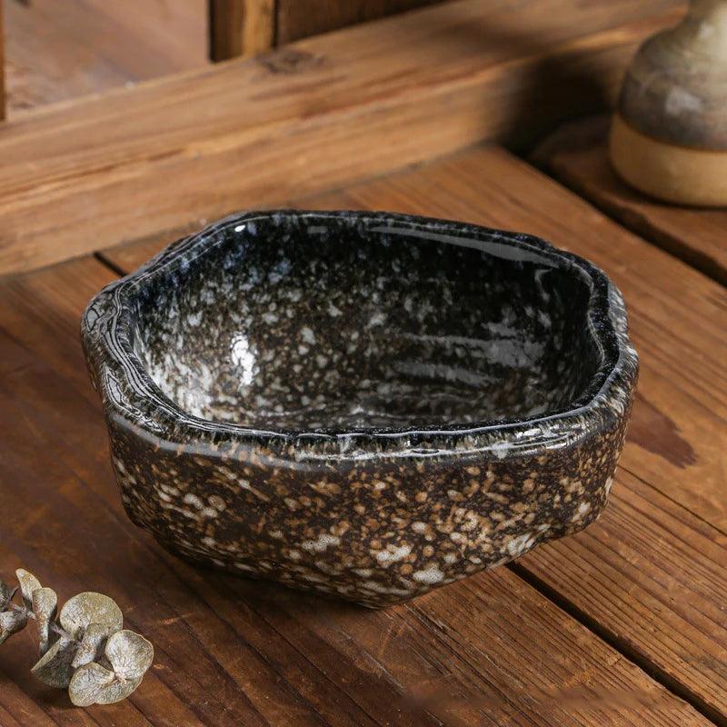 Glazed Stoneware Serving Bowl, 14 or 15 cm