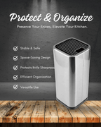 Stainless Steel Knife Storage Block