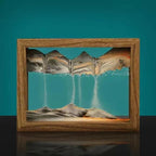 Rotating Glass Sand Art Decoration