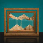 Rotating Glass Sand Art Decoration