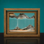 Rotating Glass Sand Art Decoration