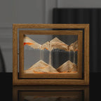 Rotating Glass Sand Art Decoration
