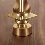 Gold Finish Metal Nose and Glasses Ornament, 12.5 cm