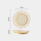 Woven Bamboo Drinks Coaster with PVC Backing