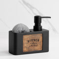Resin Soap Dispenser with Sponge Holder