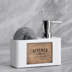 Resin Soap Dispenser with Sponge Holder