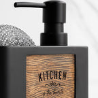 Resin Soap Dispenser with Sponge Holder