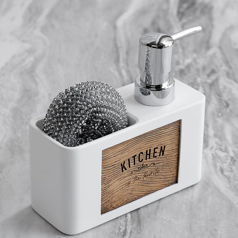 Resin Soap Dispenser with Sponge Holder