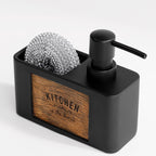 Resin Soap Dispenser with Sponge Holder