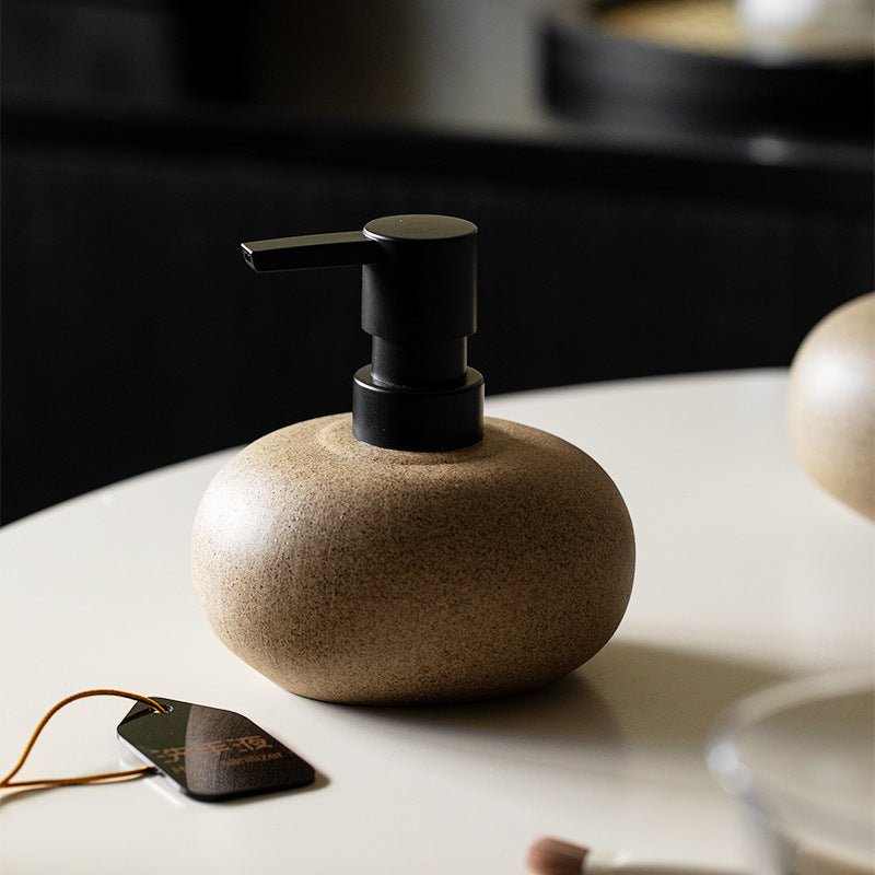 Stoneware Ceramic Soap Dispenser, 300 ml