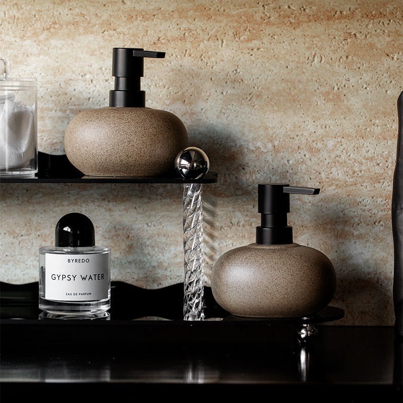 Stoneware Ceramic Soap Dispenser, 300 ml