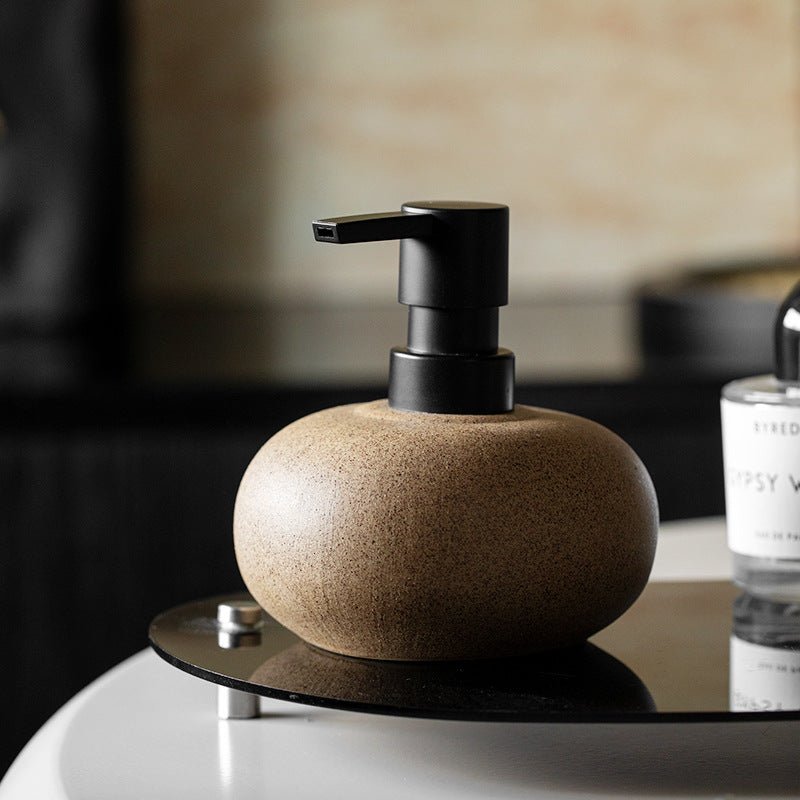 Stoneware Ceramic Soap Dispenser, 300 ml