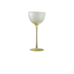 Frosted Colour Glass Cocktail Stemware