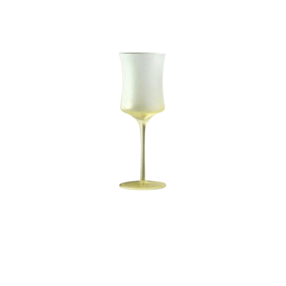 Frosted Colour Glass Cocktail Stemware