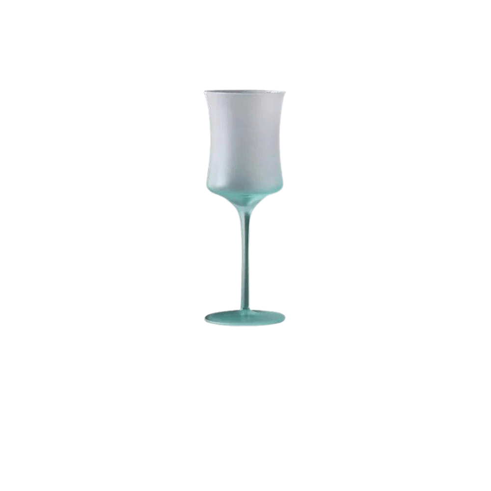 Frosted Colour Glass Cocktail Stemware