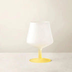 Frosted Colour Glass Cocktail Stemware