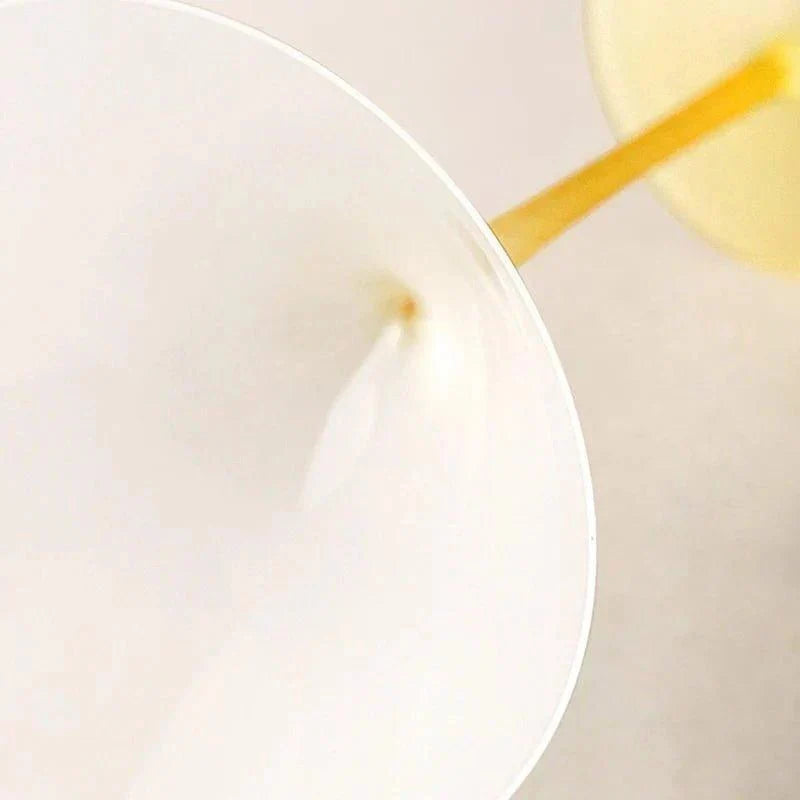 Frosted Colour Glass Cocktail Stemware