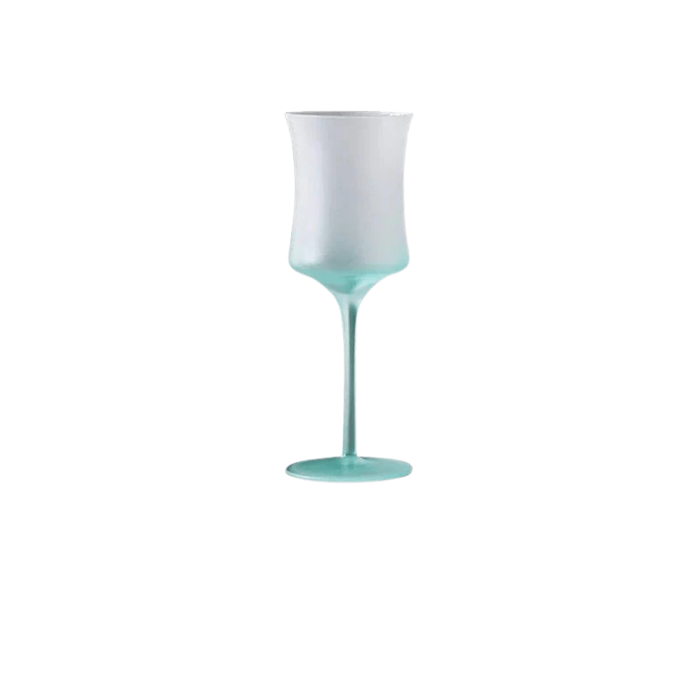 Frosted Colour Glass Cocktail Stemware