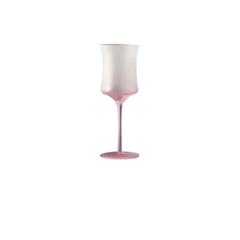 Frosted Colour Glass Cocktail Stemware