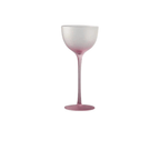 Frosted Colour Glass Cocktail Stemware