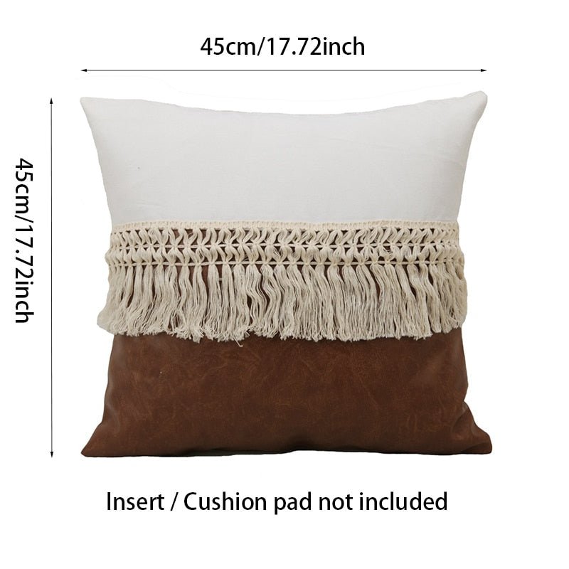 Boho Tassel Cushion Covers, Sets of 2, 4 or 8