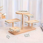Tiered Wooden Dressing Table Organiser