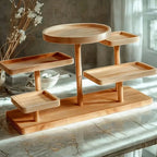 Tiered Wooden Dressing Table Organiser