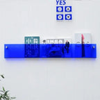 Acrylic Wall-Mounted Magazine Display Shelf