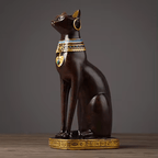 Egyptian Cat Resin Figurine