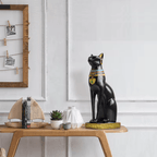 Egyptian Cat Resin Figurine