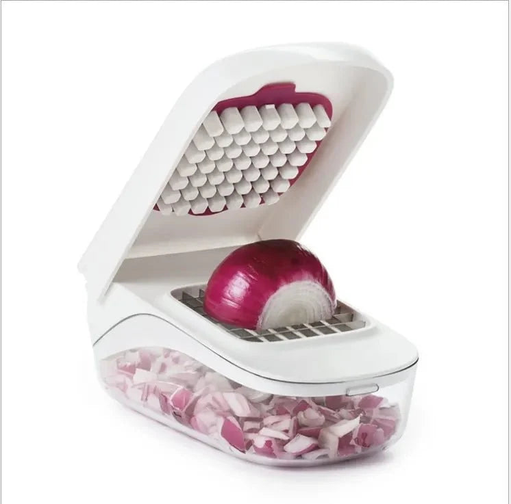 Manual Vegetable Chopper with Storage Container