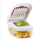 Manual Vegetable Chopper with Storage Container