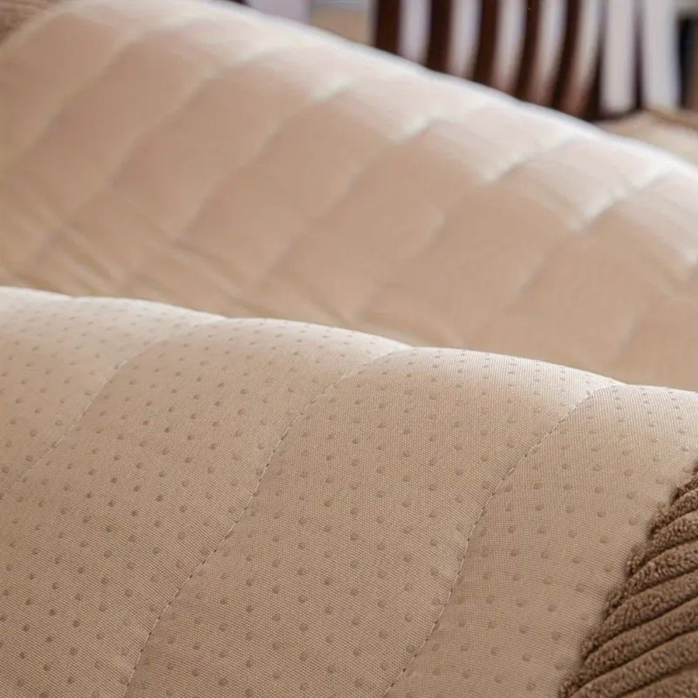 Thick Microfibre Sofa Protector with Non-Slip Backing