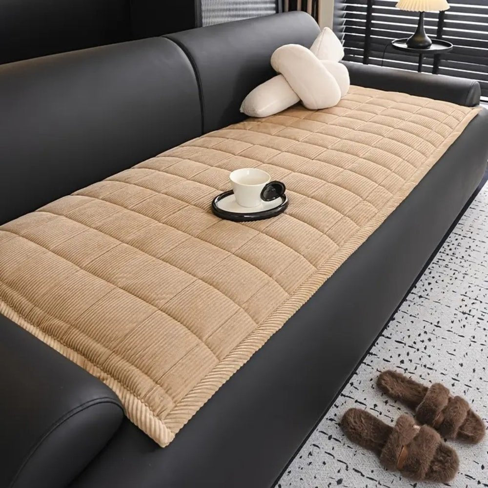 Quilted Microfibre Sofa Protector