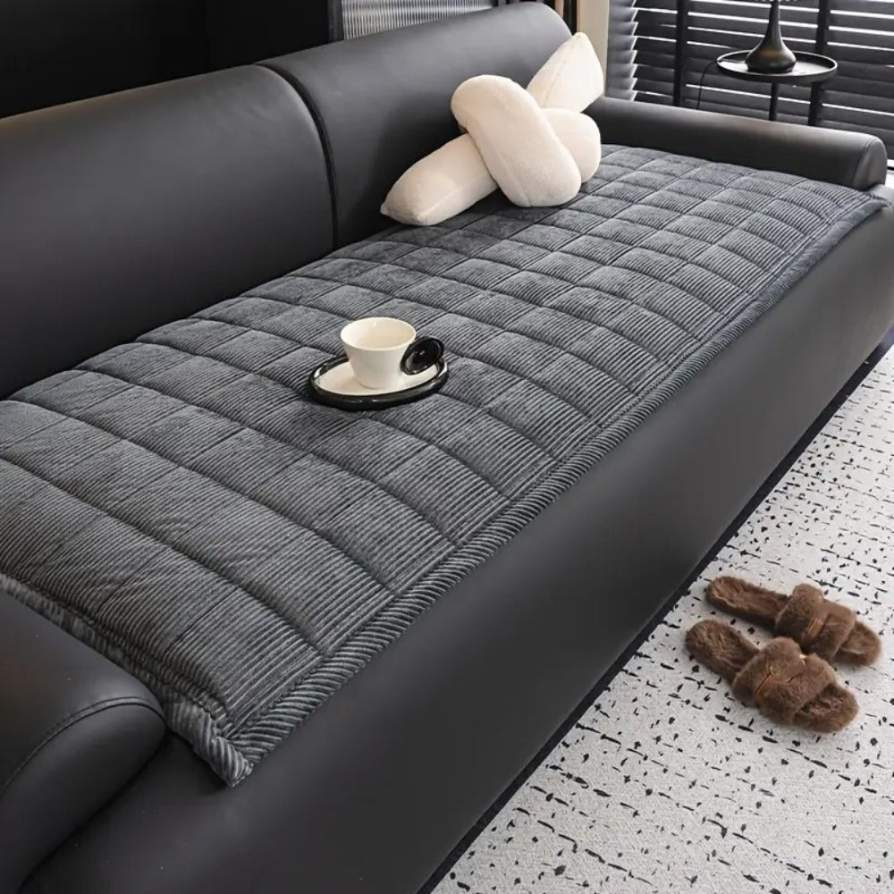 Quilted Microfibre Sofa Protector