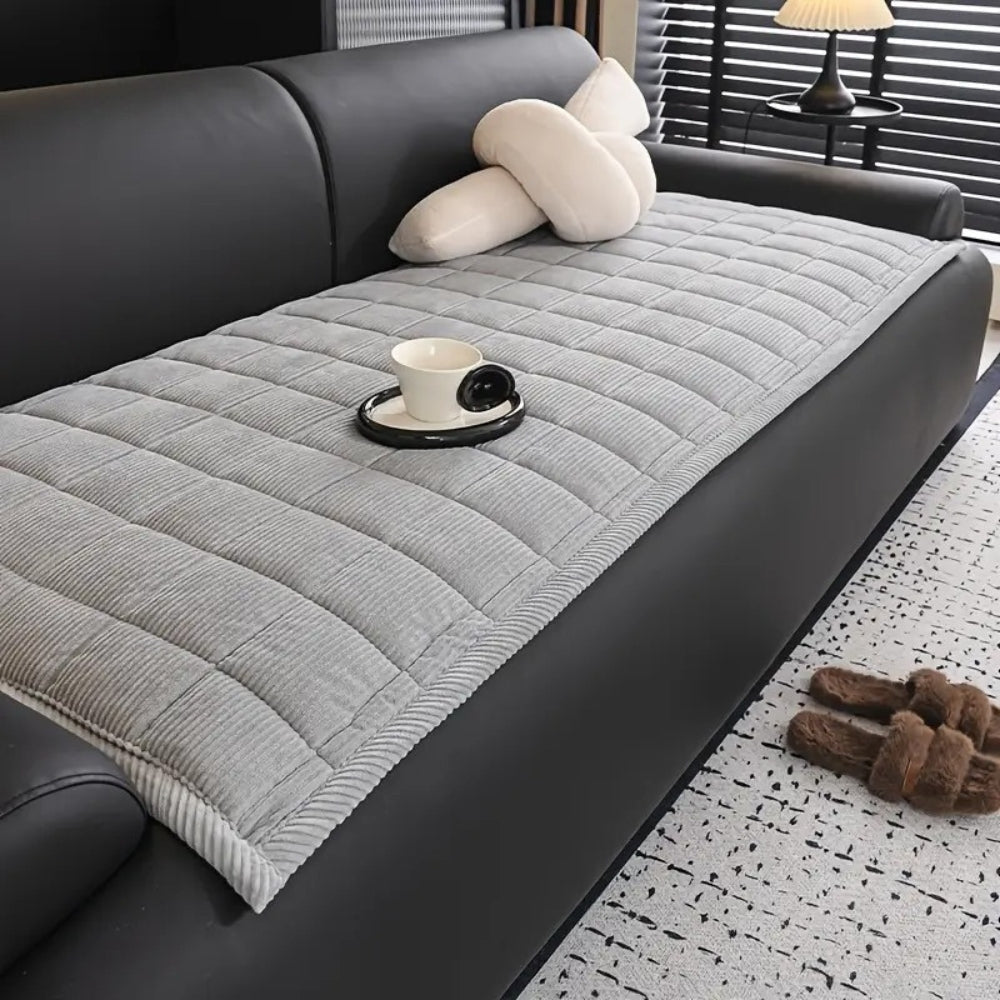 Quilted Microfibre Sofa Protector