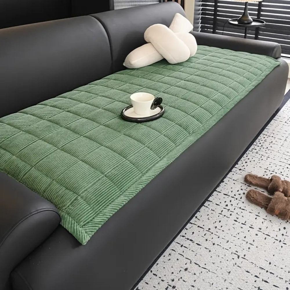 Quilted Microfibre Sofa Protector