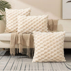 Textured Grid Cushion Cover with Zip